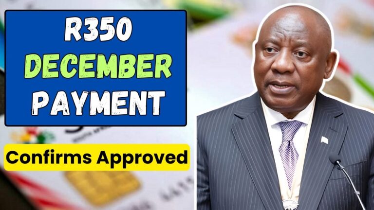 SASSA Confirms Approved R350 December 2025 Payment: What Recipients ...